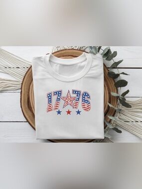 1776 Patriotic Graphic Tee | 4th of July Shirt | American Star Tee